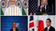 World News | Quad Leaders to Exchange Views on Developments in Indo-Pacific, Discuss Global Issues