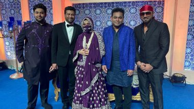 AR Rahman Hosts Wedding Reception for Daughter Khatija; Honey Singh, Sonu Nigam and Others Attend the Function (View Pics and Videos)
