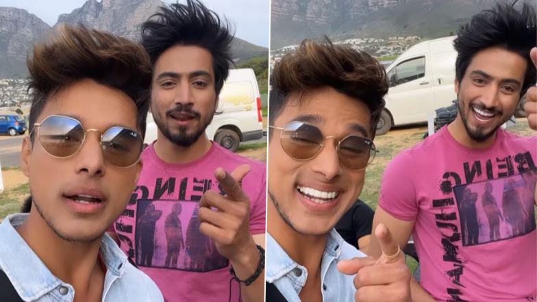 Khatron Ke Khiladi 12: Pratik Sehajpal Shares Fun BTS Video With TikTok Star Faisal Sheikh From Sets of Rohit Shetty's Reality Show