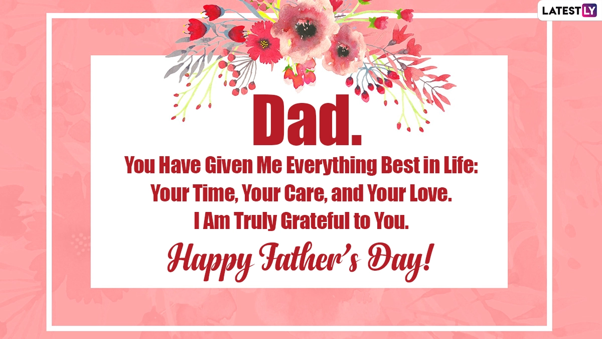Father’s Day 2022 Wishes From Son & Daughter Images, Quotes, WhatsApp