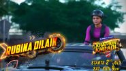 Khatron Ke Khiladi 12: Rubina Dilaik Performs a Daredevil Car Stunt in New Promo from the Show (Watch Video)