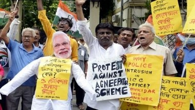 India News | Delhi: Congress to Hold 'satyagraha' Against Centre's Agnipath Scheme Tomorrow