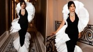 Priyanka Chopra Jonas Takes Over Paris in a Beautiful Black Evening Gown! (View Pics)