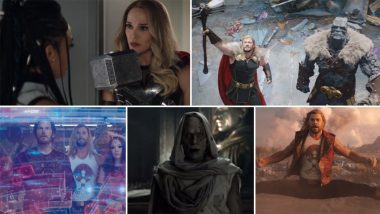 Thor Love and Thunder New Promo Showcases Unseen Footage Including Chris Hemsworth's Leg Split and Two Bleating Asgardian Goats! (Watch Video)