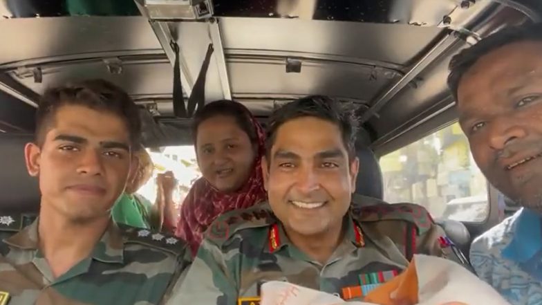 Assam Rifles Team Successfully Evacuate 6-Day-Old Infant From Inundated Area in Flood-Affected Silchar; Watch Video