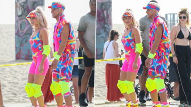 Barbie: Pictures Of Margot Robbie, Ryan Gosling Filming A Roller-Blading Scene Go Viral!
