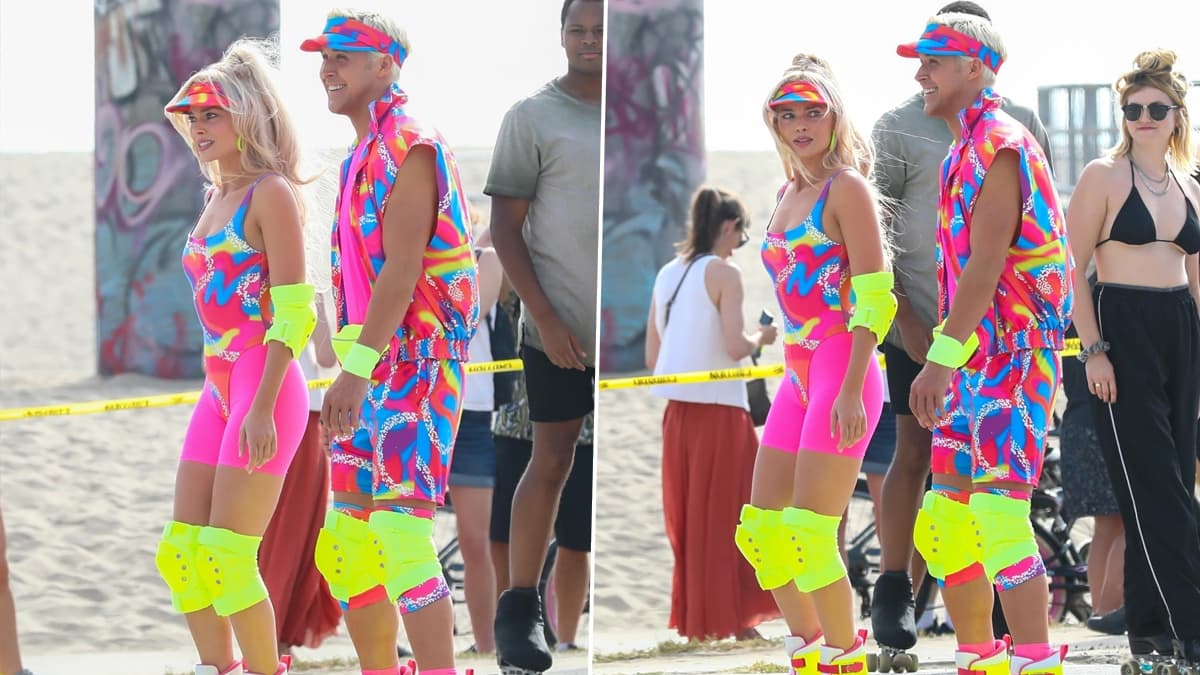 Margot Robbie, Ryan Gosling Spotted Filming 'Barbie', 57% OFF