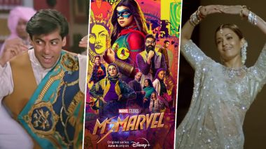 Ms Marvel: From Salman Khan’s Joote Do Paise Lo to Aishwarya Rai’s Tere Bina, All Bollywood Songs Played During Third Episode of Iman Vellani’s Disney+ Show! (Watch Videos)