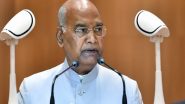 India News | President Kovind to Visit Uttar Pradesh from Today