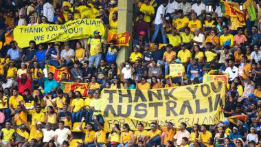 Sri Lanka Fans Turn Up in Yellow Jerseys, Thank Australia for Touring the Island Nation (See Pics)