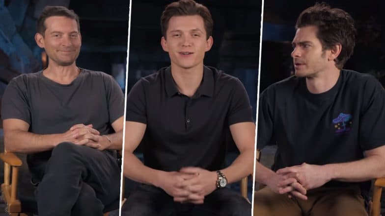 Spider-Man No Way Home: Tom Holland, Andrew Garfield, Tobey Maguire Announce MCU Film’s Extended Version in Theatres (Watch Video)