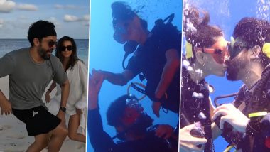 Shibani Dandekar And Farhan Akhtar Enjoy Scuba Diving In The Maldives (Watch Video)