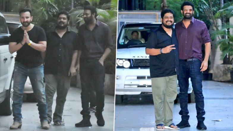 Adipurush: Photos Of Prabhas, Saif Ali Khan With Director Om Raut Go Viral On Social Media!