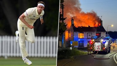 Stuart Broad-Owned Bar, Tap & Run, Damaged in Fire