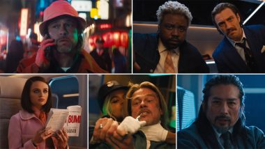 Bullet Train Trailer 2: Brad Pitt, Sandra Bullock’s Action Comedy Feels like a Roller Coaster Ride of Entertainment (Watch Video)