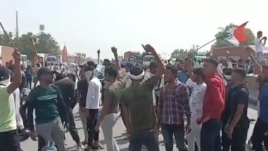Agnipath Scheme: Army Aspirants Jam Delhi-Jaipur Expressway in Protest (Watch Video)