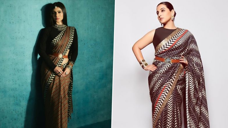 Fashion Faceoff: Mouni Roy or Vidya Balan, Who Nailed this JJ Valaya Saree Better?