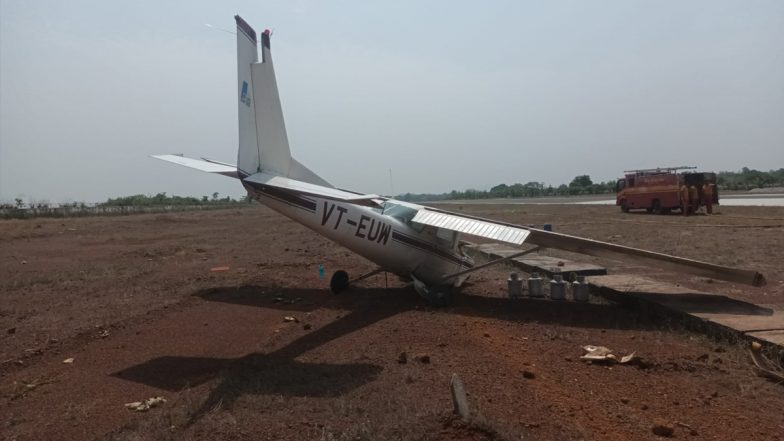 Odisha: Aircraft Crashes While Landing in Birasal Airstrip, Trainee Pilot Injured