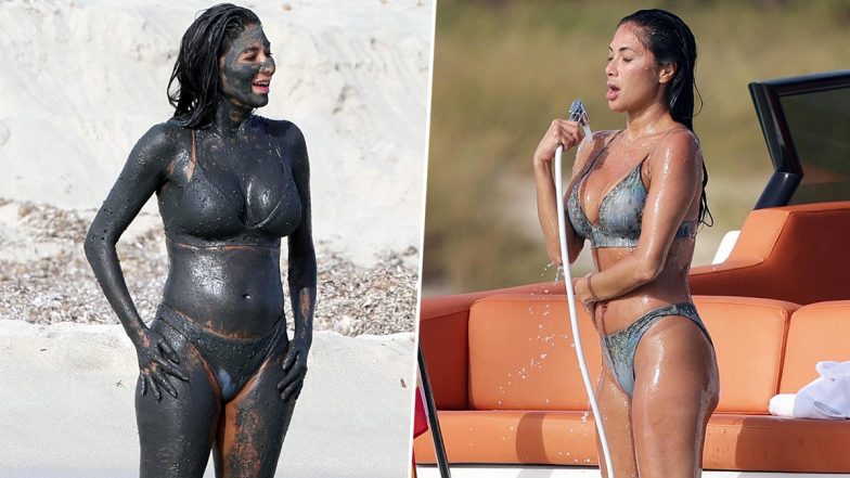 Nicole Scherzinger And Beau Thom Evans Enjoy Mud Bath During Their Spanish Vacay (View Pics)