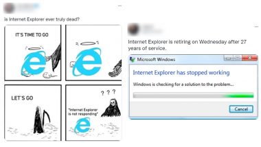 Internet Explorer Shutdown Funny Memes: Web Surfers Fill Twitter With Hilarious Jokes And Images To Bid Adieu To The Microsoft's Web Browser