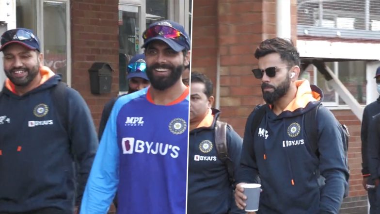 Team India Players Arrive at Leicester To Start Training Ahead of Practice Game Against Leicestershire Foxes (Watch Video)