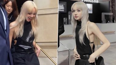 BLACKPINK’s Lisa Looks Gorgeous in All-Black Ensemble As She Appears for CELINE Men’s S/S 2023 Fashion Show in Paris! (View Pics)