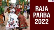 Raja Parba 2022 Date in Odisha: Know Mithuna Sankranti Traditions, Mythology and Significance of Celebrating the Three-Day-Long Festival of Womanhood
