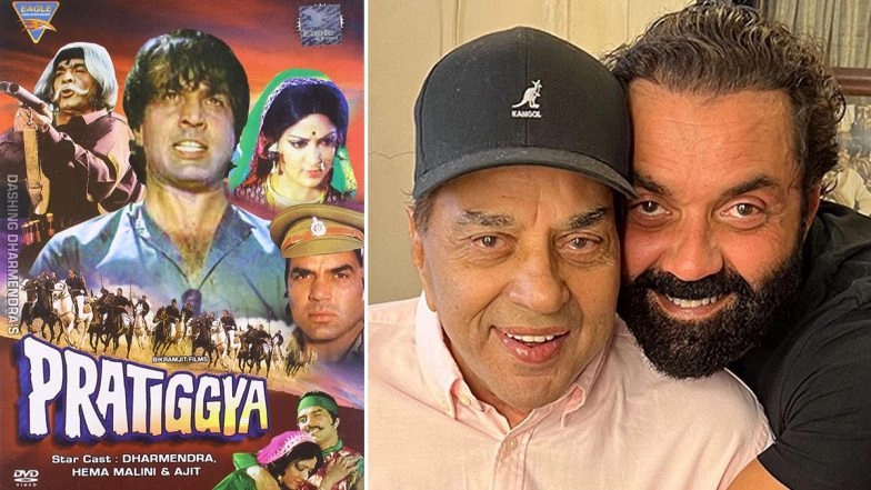 47 Years of Pratiggya: Bobby Deol Celebrates Father Dharmendra’s Classic
