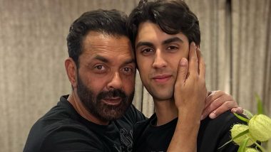 Bobby Deol Pens Sweet Wish for His Son Aryaman Deol on His 21st Birthday, Calls Him ‘My Angel’ (View Pic)