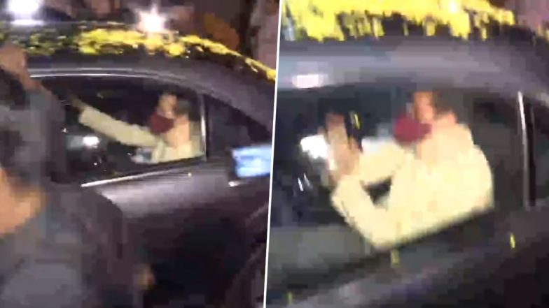 Maharashtra CM Uddhav Thackeray Leaves Official Residence Versha Bungalow in Mumbai Amid Revolt; Watch Video