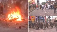 Prophet Remarks Row: From Ranchi to Howrah, Violent Protests Erupt in Several Parts of the Country Over Controversial Statement by Suspended BJP Leader Nupur Sharma