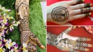 Vat Purnima 2022 Mehndi Designs: Indo-Western, Floral Mehandi and Arabic Henna Patterns To Apply on Hands To Celebrate Hindu Festival