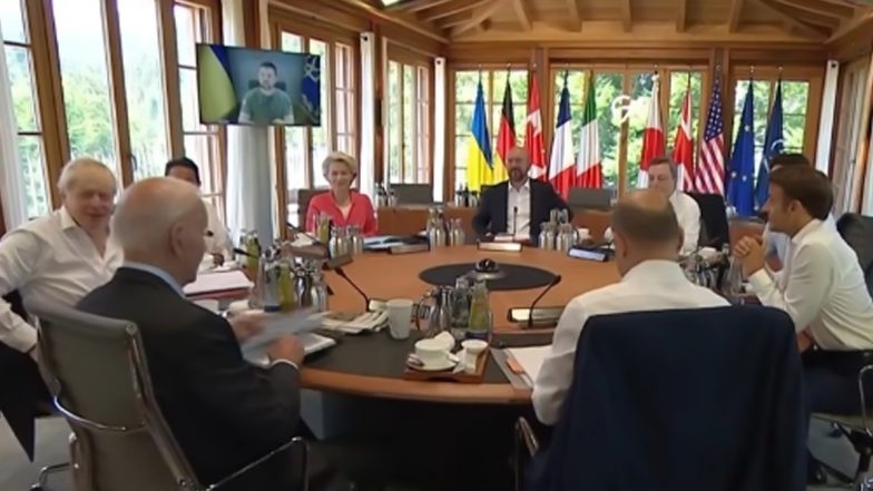 G7 Leaders Vow To Back War-Torn Ukraine ‘For As Long As It Takes’, Amid ...