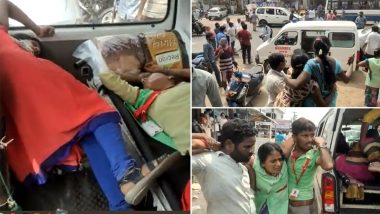 Visakhapatnam Gas Leak: Several Workers Fall Sick Due to Gas Leakage At Seeds Factory in Atchutapuram, Condition Stable (Watch Video)