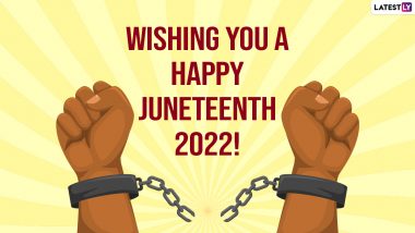 Juneteenth 2022 Wishes & Messages: Images, Greetings, HD Wallpapers, WhatsApp Status & Quotes To Send on Emancipation Day in the US