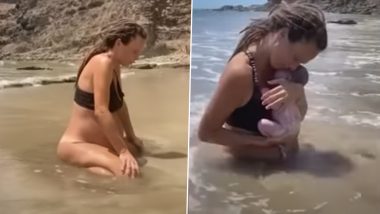 Ocean Child! Mother Gives Birth To Son in The Pacific Ocean; Internet Left Divided Over The Viral Video