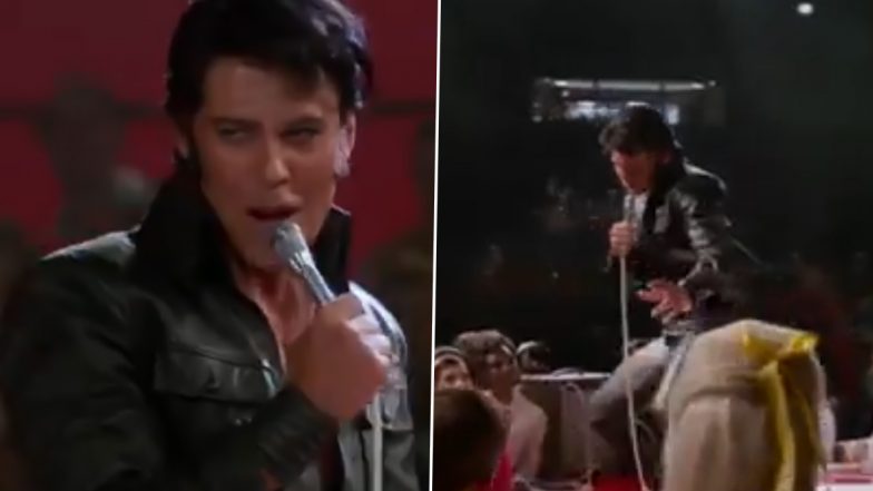 Elvis: Austin Butler Does a Perfect Recreation of Elvis Presley Performing ‘Jailhouse Rock’ in This New Clip (Watch Video)