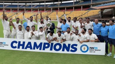 Madhya Pradesh Win Ranji Trophy 2021–22: Twitter Reacts As Chandrakant Pandit’s MP Clinch Maiden Title With Victory Over Giants Mumbai