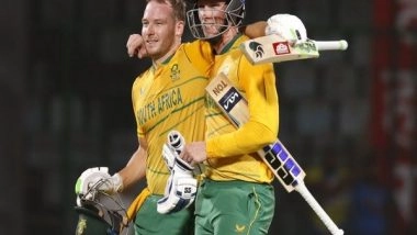 Sports News | Ind Vs SA: Rassie Van Der Dussen, Miller Stitch Up Second-highest Fourth-wicket Stand in T20Is