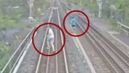Two Kids Narrowly Escape Death After Racing on Railway Track in Toronto; Watch Hair-Raising Video