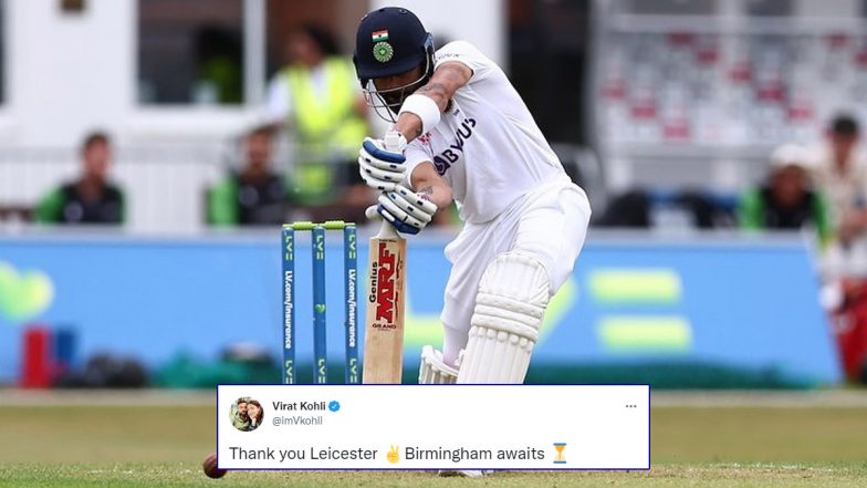 Virat Kohli Upbeat Ahead of Fifth Test in Birmingham, Thanks Leicester for Hosting Warm-Up Game (See Post)