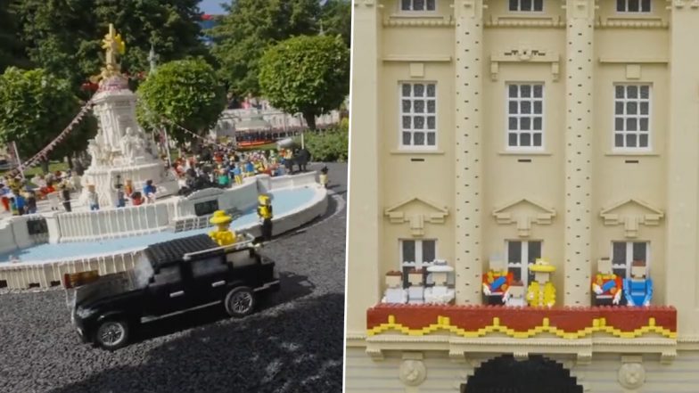 Legoland Windsor Resort Pays Tribute To Queen Elizabeth II With Majestic Lego Miniature Display To Celebrate The British Monarch's Platinum Jubilee