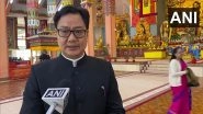 World News | Mongolians Happy to See Indian Delegation Along with Buddha Relics: Kiren Rijiju in Ulaanbaatar