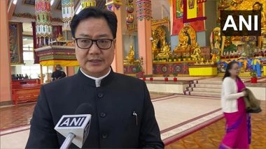 World News | Mongolians Happy to See Indian Delegation Along with Buddha Relics: Kiren Rijiju in Ulaanbaatar