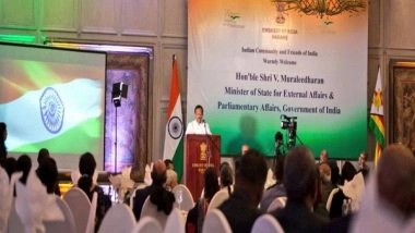 World News | MoS Muraleedharan Interacts with Indian Diaspora in Zimbabwe, Highlights Positive Govt's Initiatives