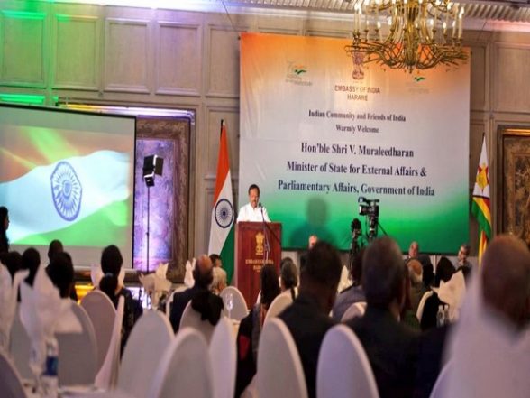 World News | MoS Muraleedharan Interacts with Indian Diaspora in Zimbabwe, Highlights Positive Govt's Initiatives - Vimarsana News