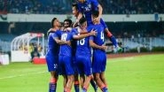 Sports News | AFC Asian Cup Qualifiers: India Thrash Hong Kong to Finish on Top in Group D