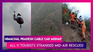 Himachal Pradesh Cable Car Mishap: All 11 Tourists Stranded Mid-Air Rescued