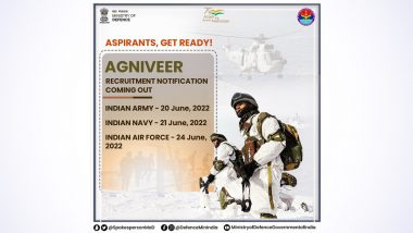 Agnipath Scheme 2022: Schedule Released for Recruitment of 'Agniveers' in Armed Forces, Registration for Army Begins Today