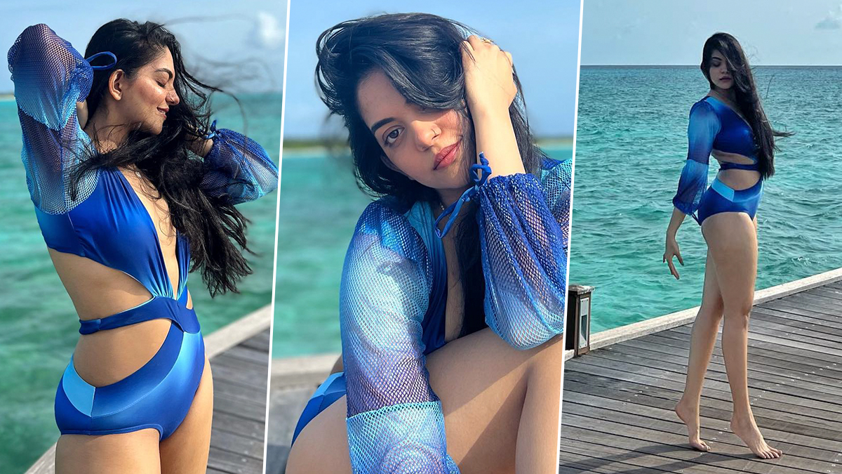 Ahaana Krishna Stuns in a Blue Swimwear as She Shares Pics from Her  Maldives Vacay! | ðŸ‘— LatestLY